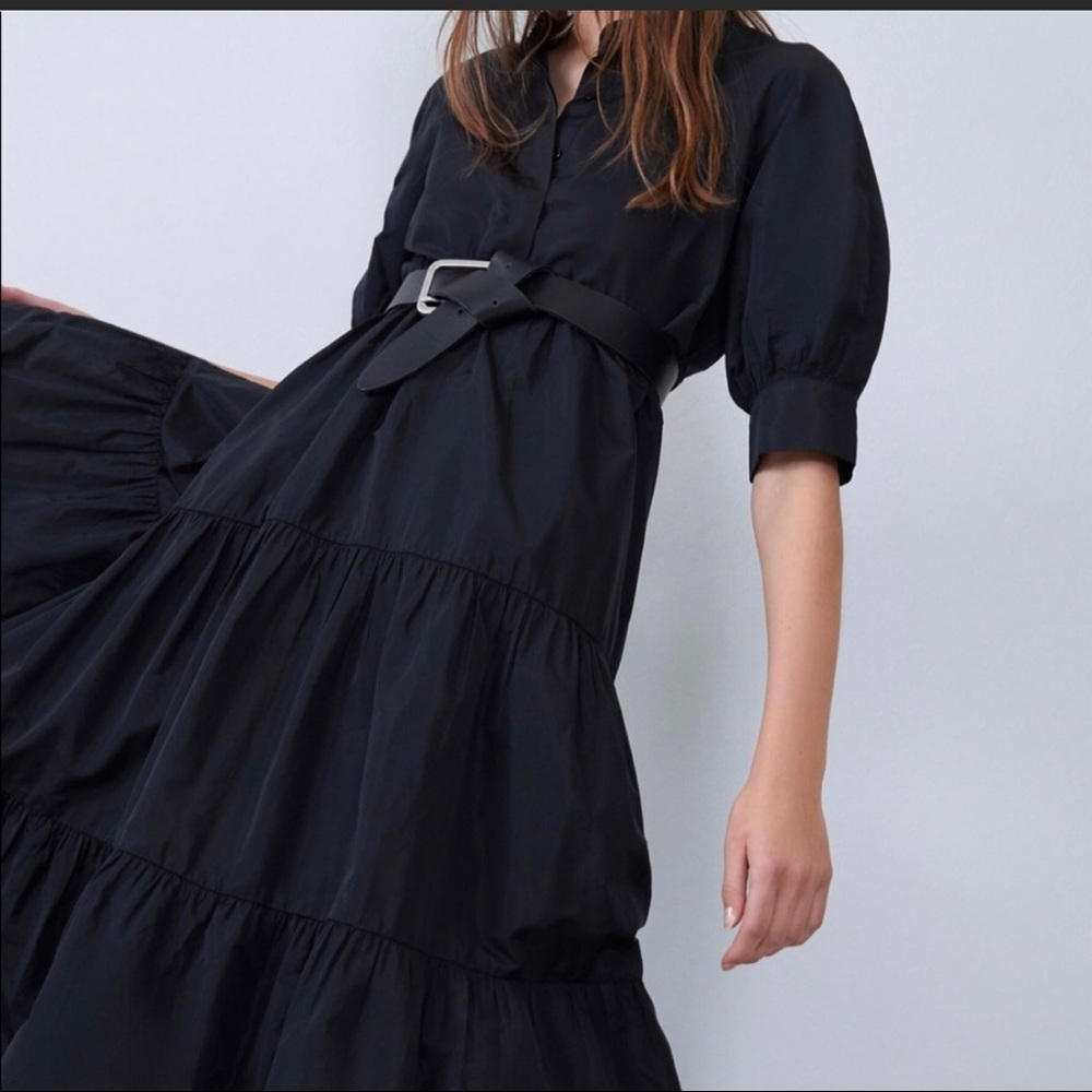 Zara voluminous maxi dress